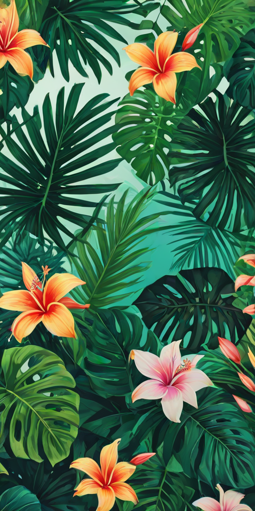 tropical iphone wallpaper