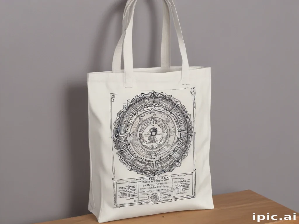 mock up tote bag
