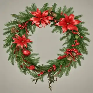 christmas wreath png