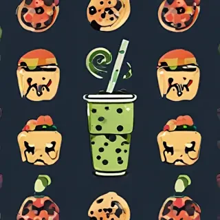 boba background