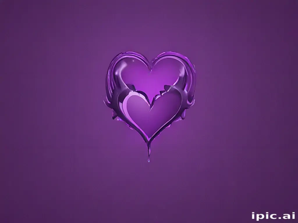 wallpaper purple heart