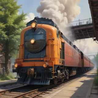 train sketch