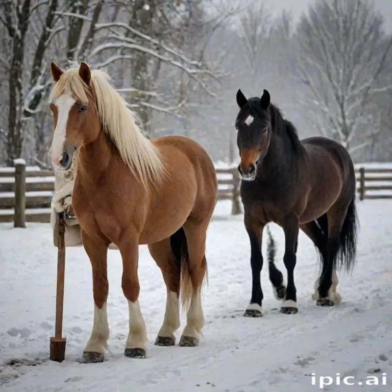 pictures of christmas horses