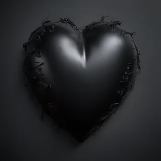 black heart image