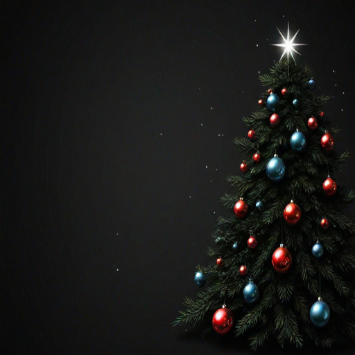 dark christmas wallpaper