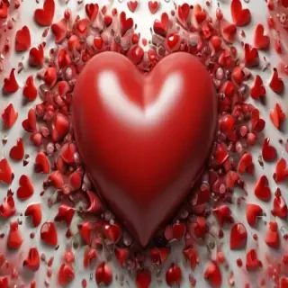 aesthetic heart background