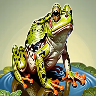 frog illustration