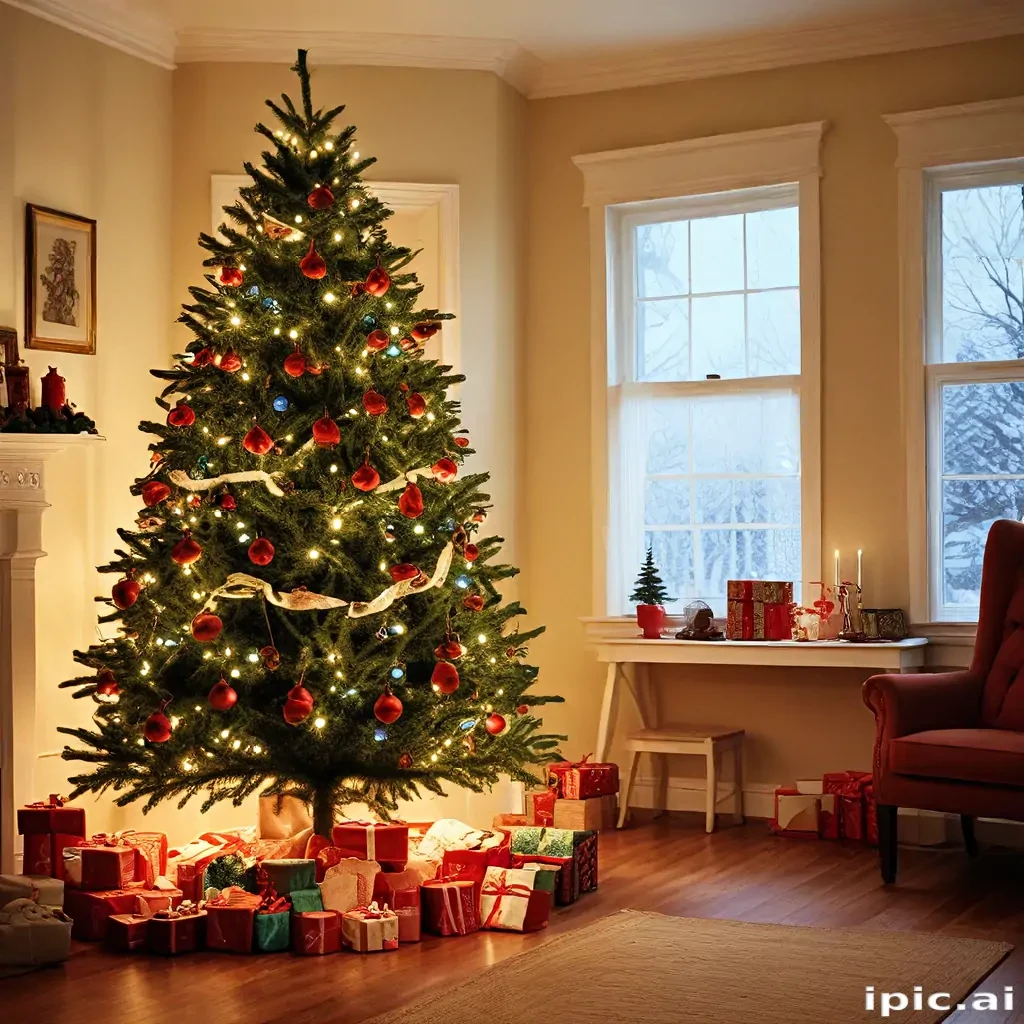 christmas tree pc wallpaper