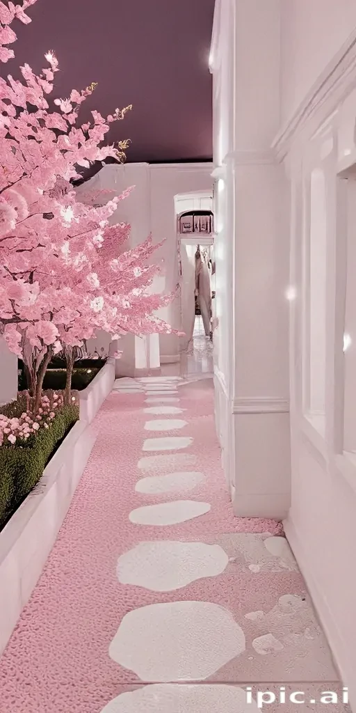 pink and white aesthetic
