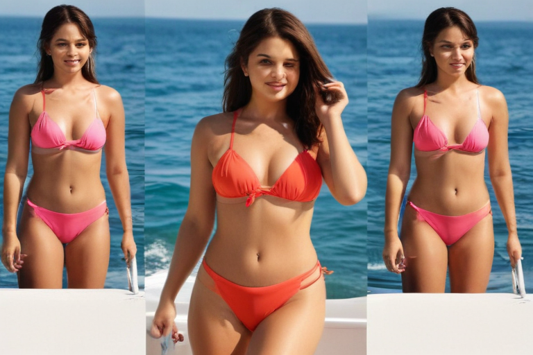 selena gomez bathing suit boat