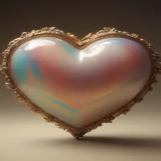 blurred heart