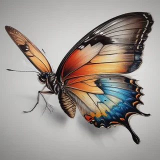 picture of a butterfly drawing