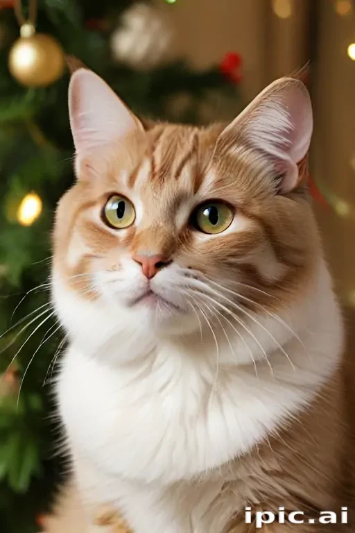 cat christmas wallpaper