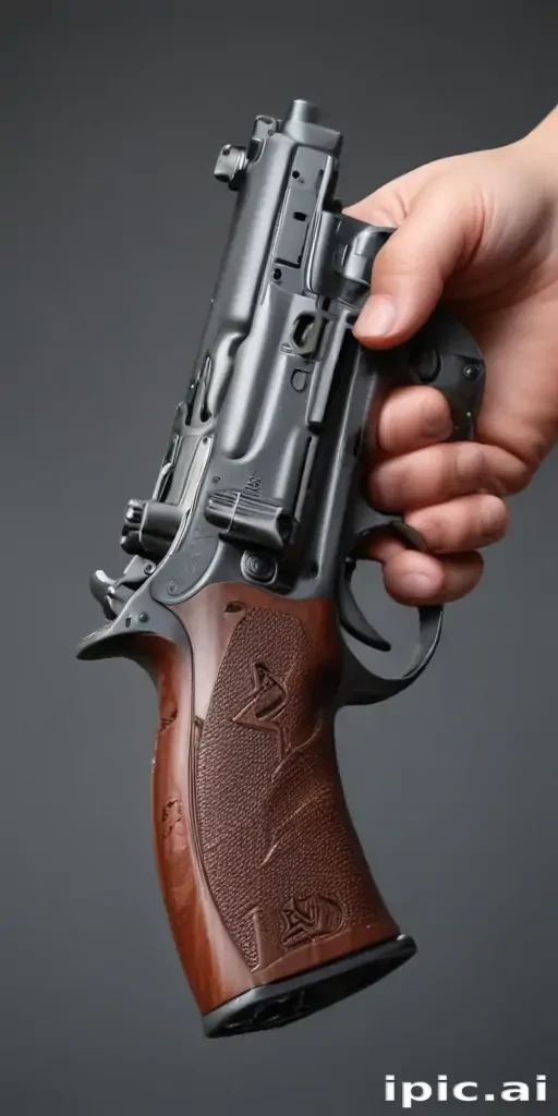 holding gun png