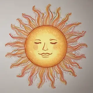 sun doodle