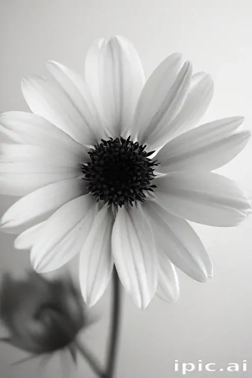 flower images black and white