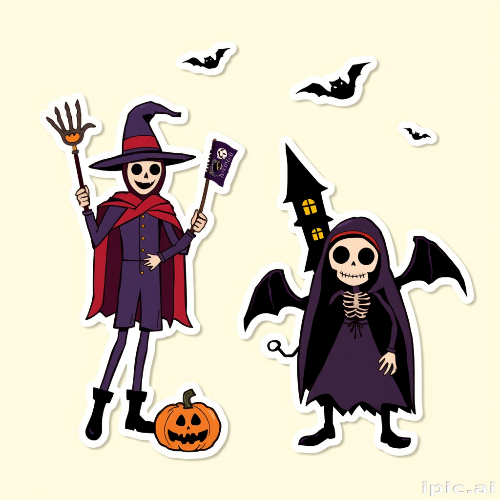 halloween stickers png