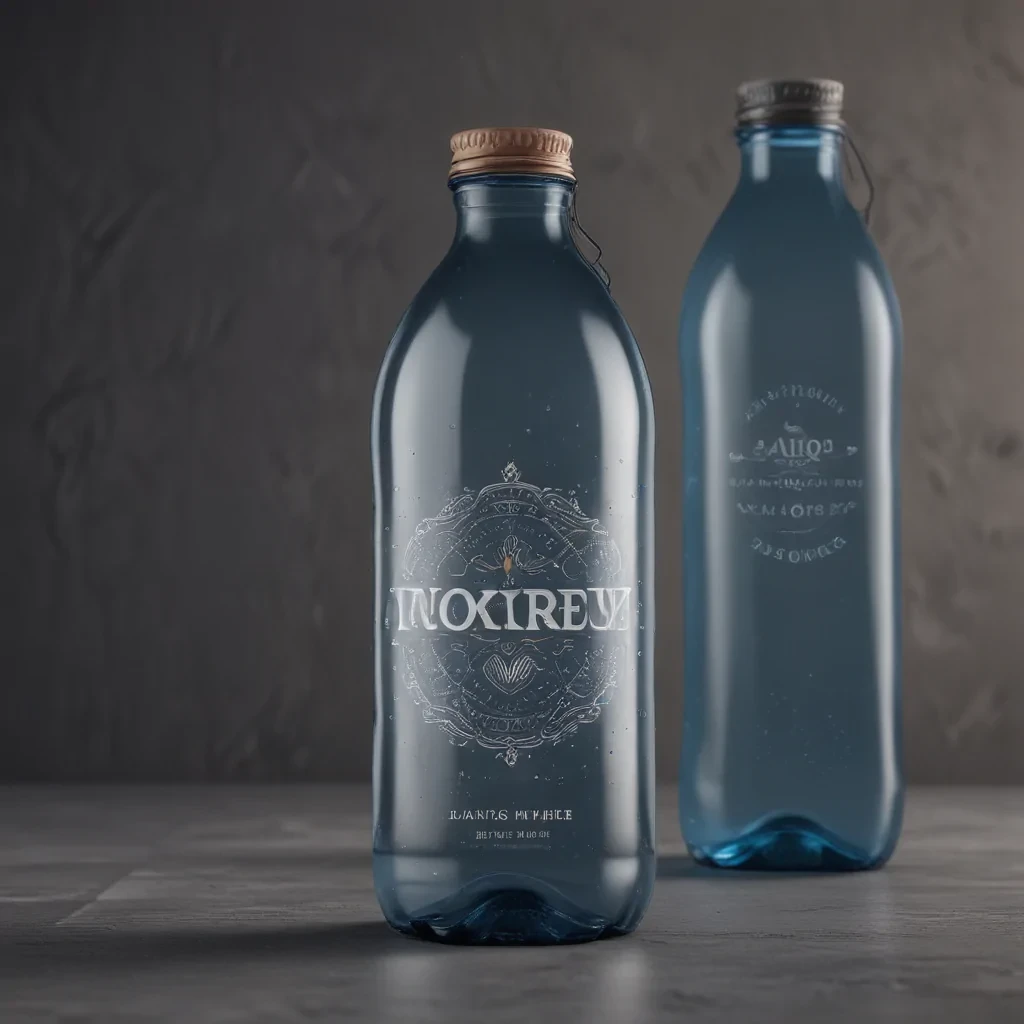 water bottle mockup