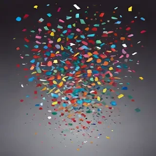 confetti vector
