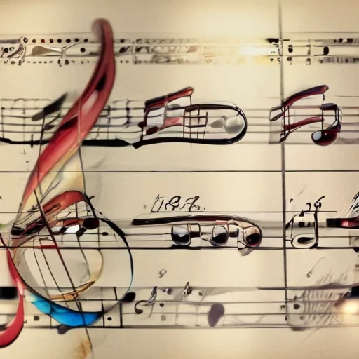 notes music background