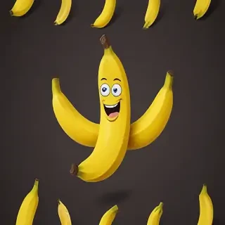 cartoon banana