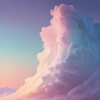 pastel gradient background