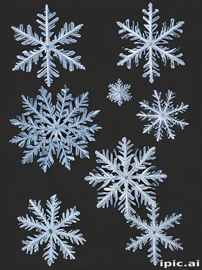png snowflakes