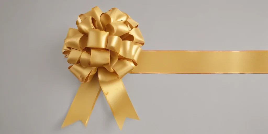 gold ribbon png