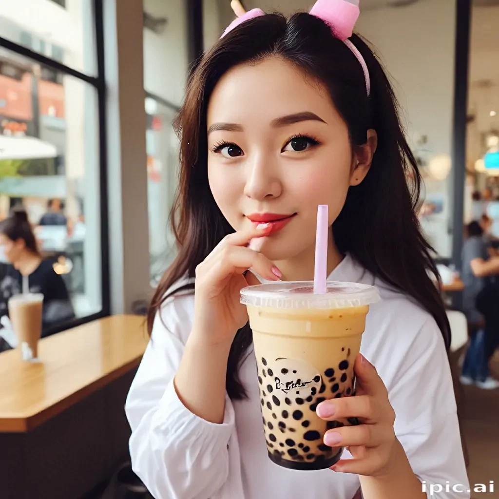 bubble tea cute