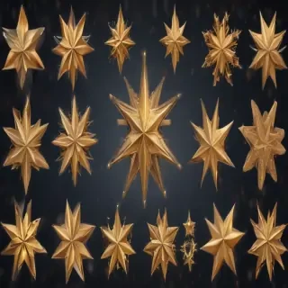 christmas stars clipart