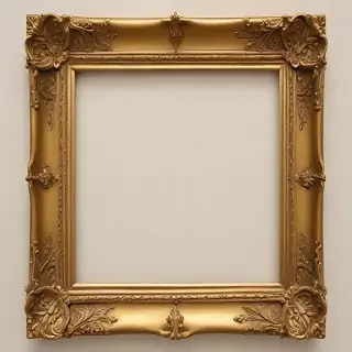 fancy gold frame