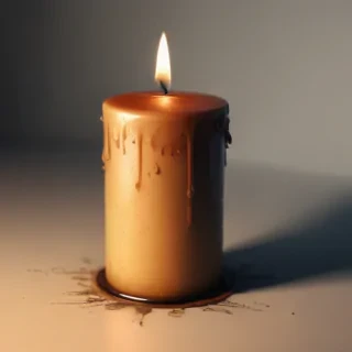 candle drawing