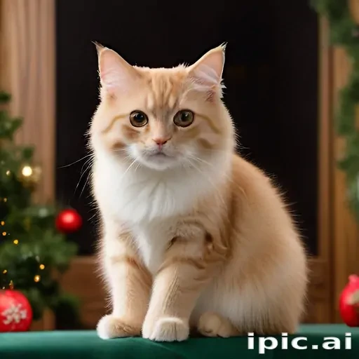 christmas cat background