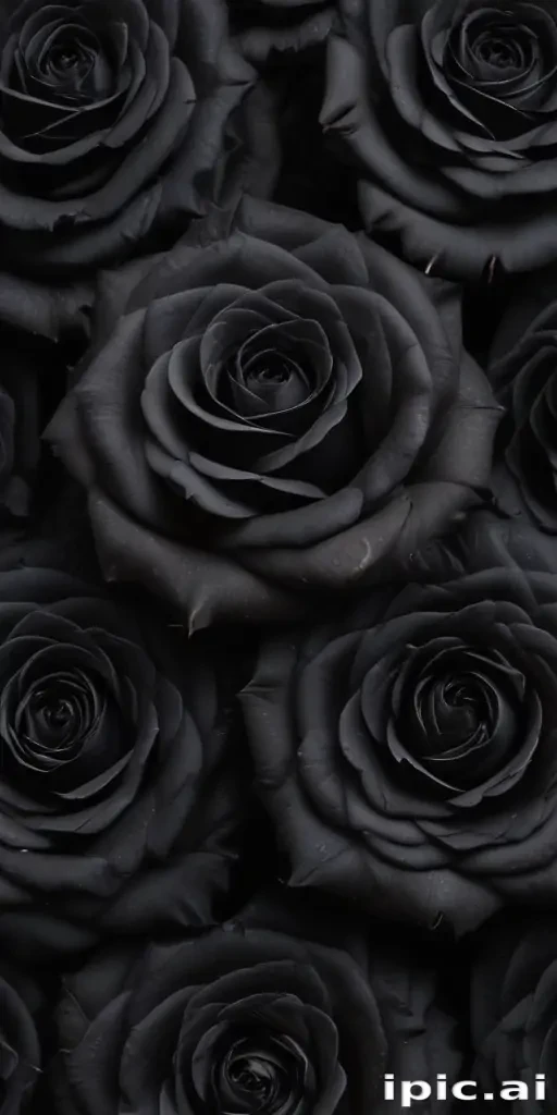 black roses background