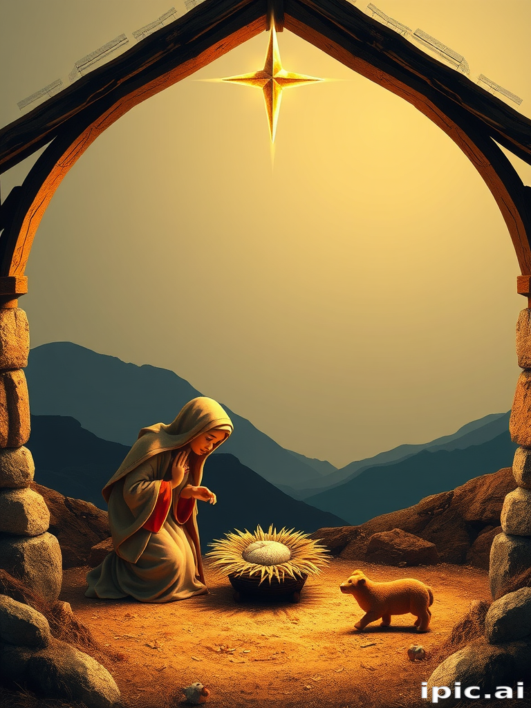 free nativity scene background images