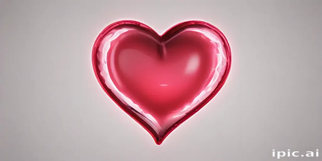 glow heart png
