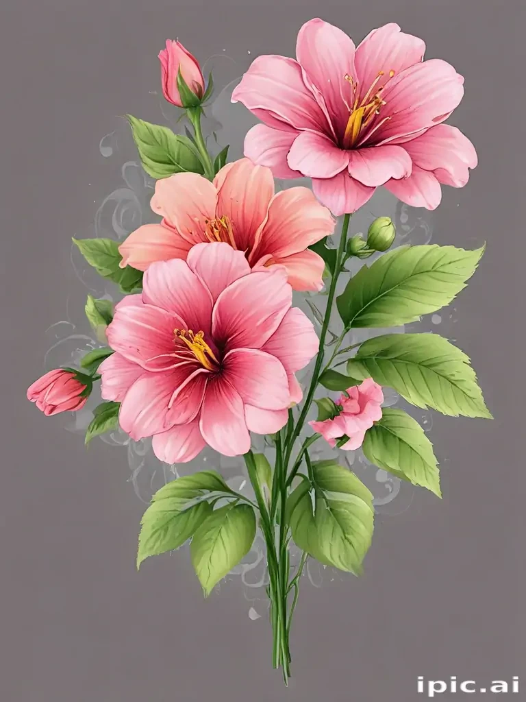 clipart transparent background flowers