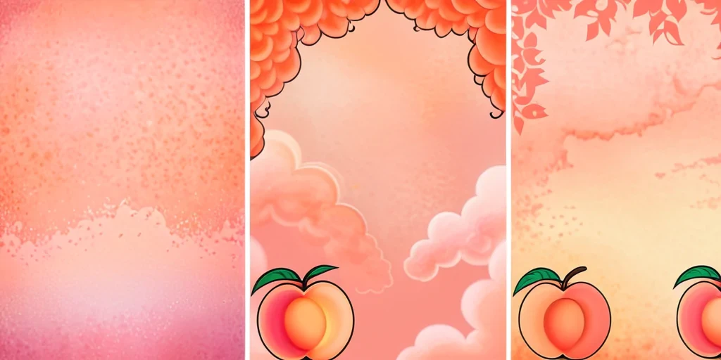 peachy backgrounds