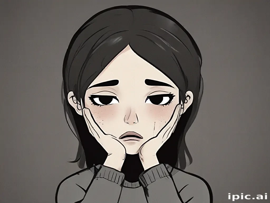 cartoon images of depression