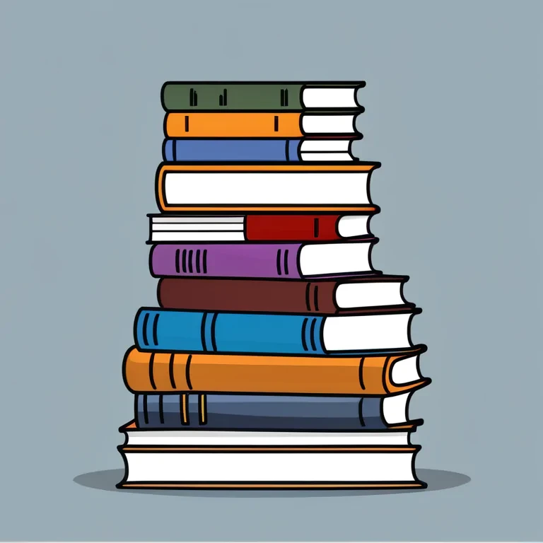 book stack clip art