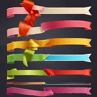 ribbon banners