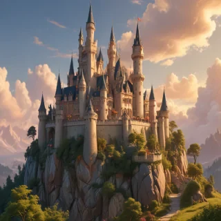 cartoon castle