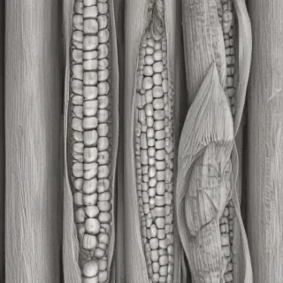 corn drawing