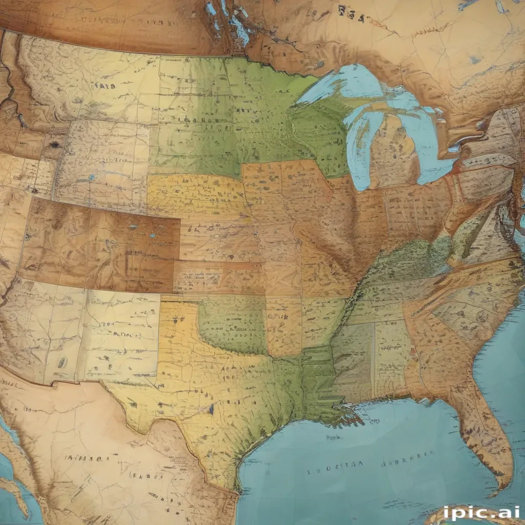 map of usa