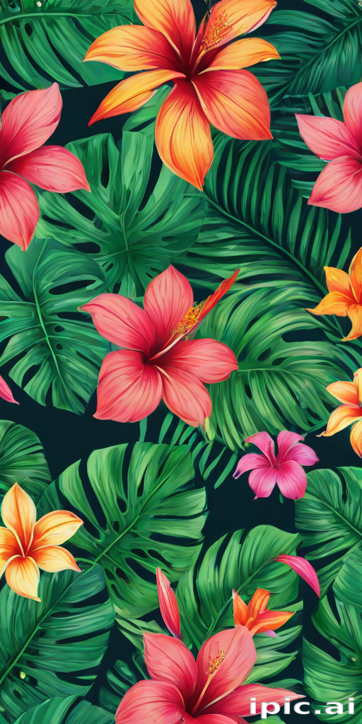 tropical iphone wallpaper