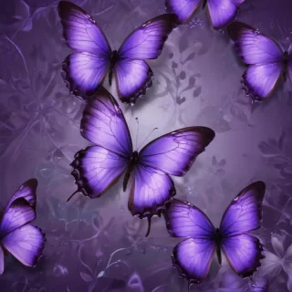 purple butterflies wallpaper