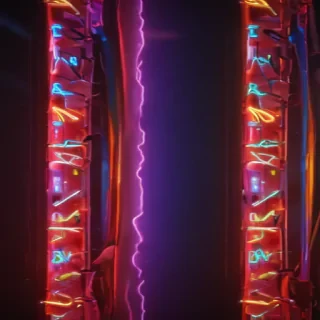 neon back ground