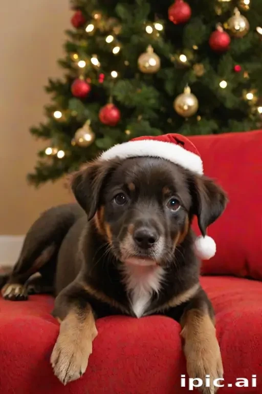 christmas dog photos