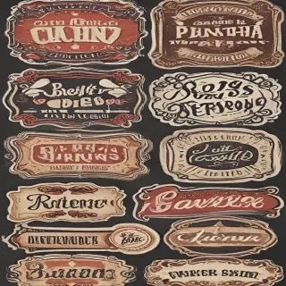 vintage stickers png