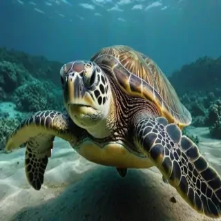 sea turtle desktop background